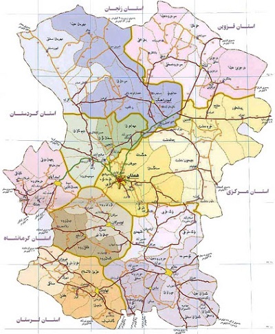 پاورپوینت کامل و جامع با عنوان بررسی استان همدان در 82 اسلاید