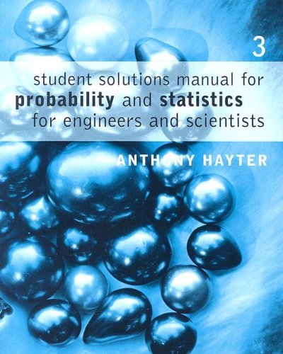 حل مسائل آمار و احتمال برای مهندسین و دانشمندان آنتونی هیتر به صورت PDF و به زبان انگلیسی در 376 صفحه