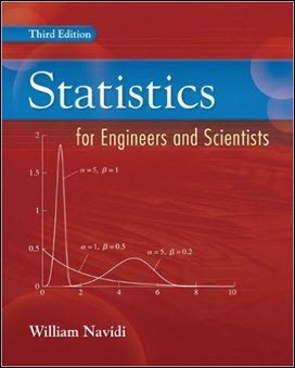 حل مسائل آمار و احتمال برای مهندسین و دانشمندان ویلیام نویدی به صورت PDF و به زبان انگلیسی در 240 صفحه
