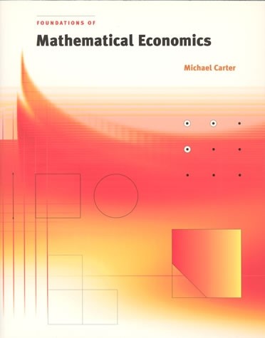 حل مسائل مبانی اقتصاد ریاضی مایکل کارتر به صورت PDF و به زبان انگلیسی در 262 صفحه
