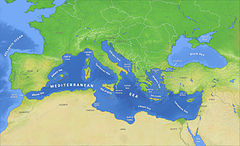 پاورپوینت کامل و جامع با عنوان بررسی دریای مدیترانه در 28 اسلاید