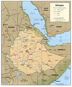 پاورپوینت کامل و جامع با عنوان بررسی جغرافیای کشور اتیوپی در 22 اسلاید