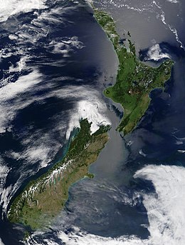 پاورپوینت کامل و جامع با عنوان بررسی جغرافیای کشور نیوزیلند در 21 اسلاید