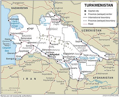 پاورپوینت کامل و جامع با عنوان بررسی جغرافیای کشور ترکمنستان در 22 اسلاید