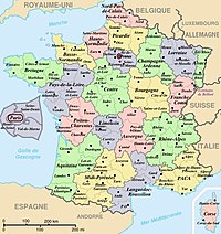 پاورپوینت کامل و جامع با عنوان بررسی جغرافیای کشور فرانسه در 18 اسلاید