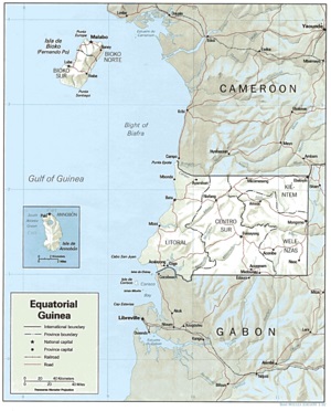پاورپوینت کامل و جامع با عنوان بررسی جغرافیای کشور گینه استوایی در 25 اسلاید