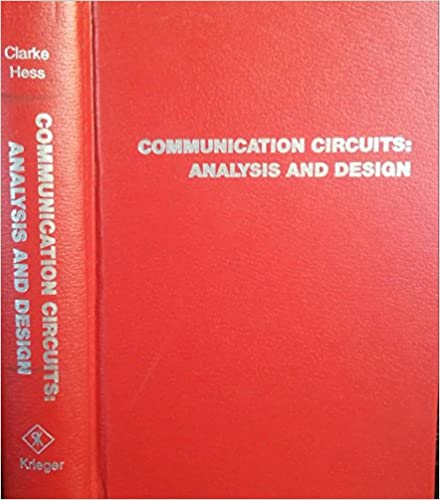 کتاب مدارهای مخابراتی دونالد هس و کنت کلارک به صورت PDF و به زبان انگلیسی در 672 صفحه