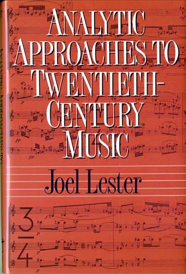 Analytic Approaches to Twentieth Century Music