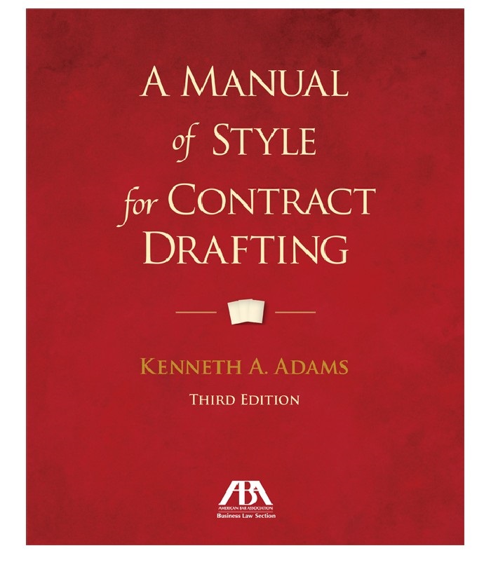کتاب A Manual of Style for Contract Drafting