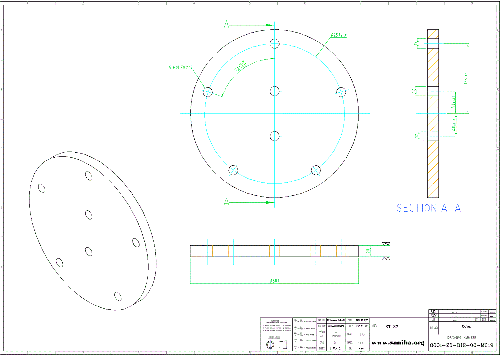 طراحی و نقشه  قسمت Cover از دستگاه کویل بازکن Uncoiler