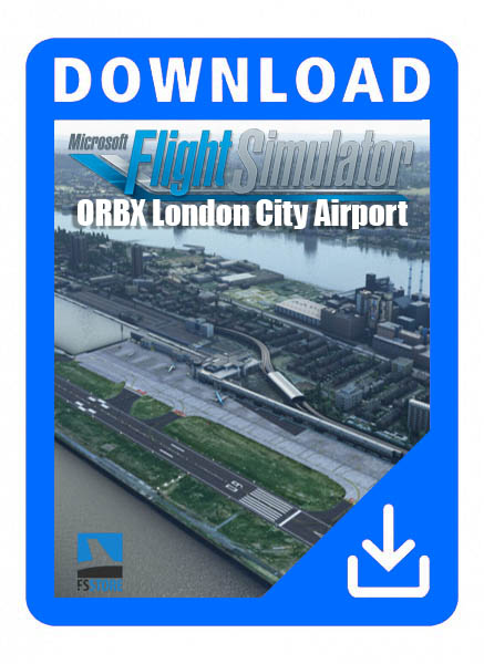 ORBX London City Airport (EGLC)for Microsoft Flight Simulator 2020