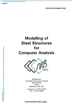 دانلود کتاب لاتین مدلسازی سازه های فولادی برای تجزیه و تحلیل کامپیوتری شماره  P148
