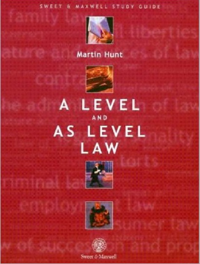دانلود کتاب متون حقوقی مارتین هانت به زبان انگلیسی A Level and AS Level Law