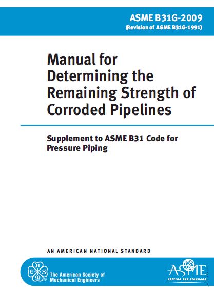 استاندارد ASME B31G  - تعیین مقاومت باقی مانده خطوط لوله زیرزمینی در اثر خوردگی خارجی
