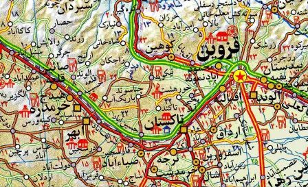 اطلس کامل و جامع نقشه راههای اصلی و فرعی ایران – آخرین ویرایش 1396