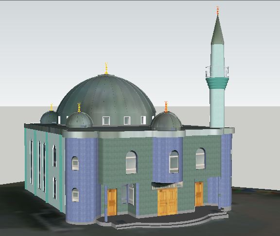 فایل اسکچاپ مسجد
