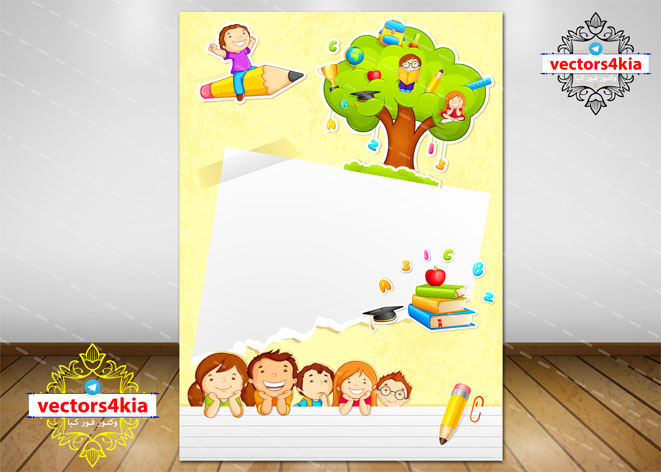 وکتور مجموعه کودک(3)-با فرمت هایAi-EPS-PNG-PSD