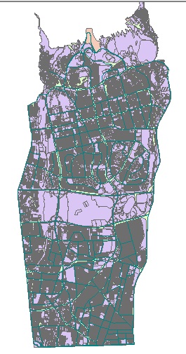شیپ فایل نقشه کاربری اراضی منطقه دو شهر تهران