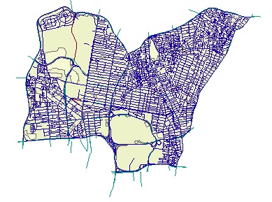 شیپ فایل نقشه کاربری اراضی منطقه سه شهر تهران