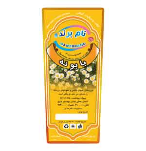 طرح لایه باز عرقیات گیاهی (‌بابونه)