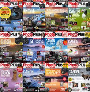 دانلود کامل مجله  PhotoPlus: The Canon Magazine - Full Year 2019 Collection