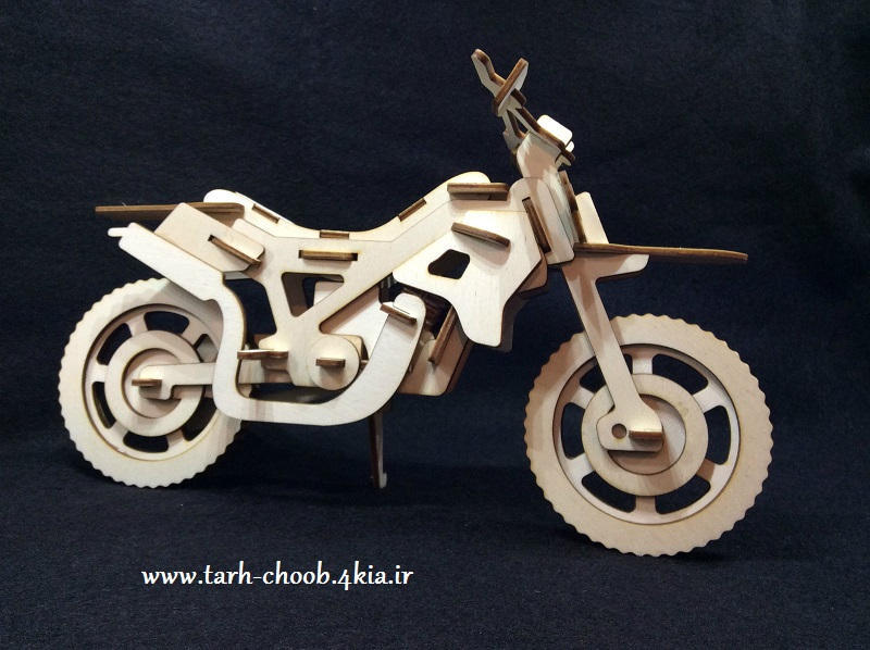 طرح معرق موتور سیکلت کراس