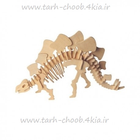طرح معرق دایناسور استگوساروس - Stegosaurus