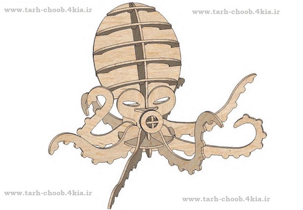 طرح معرق اختاپوس هشت‌پا - Octopus
