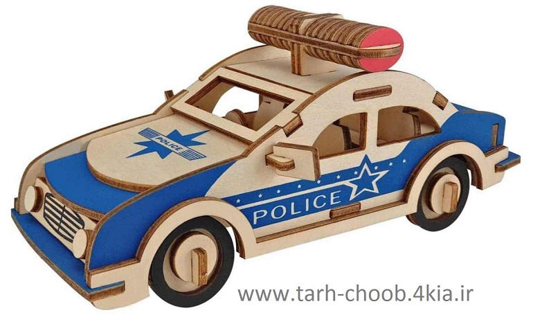 طرح  معرق ماشین پلیس  - POLICE CAR