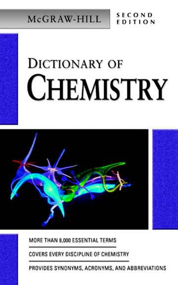 دانلود کتاب دیکشنری تخصصی شیمی