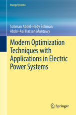 کتاب Modern Optimization Techniques with Applications in Electric Power Systems