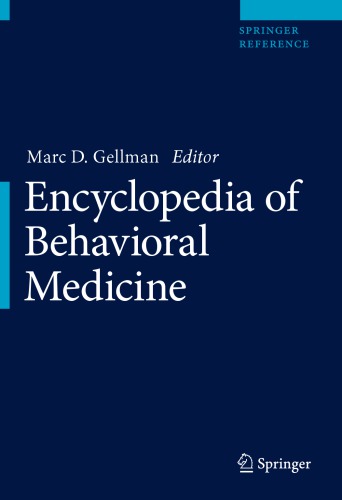دانلود Encyclopedia of Behavioral Medicine