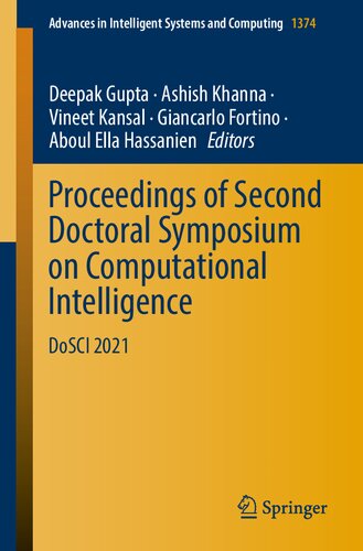 دانلود کتاب Proceedings of Second Doctoral Symposium on Computational Intelligence : DoSCI 2021