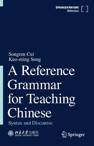 دانلود کتاب A Reference Grammar For Teaching Chinese: Syntax And Discourse