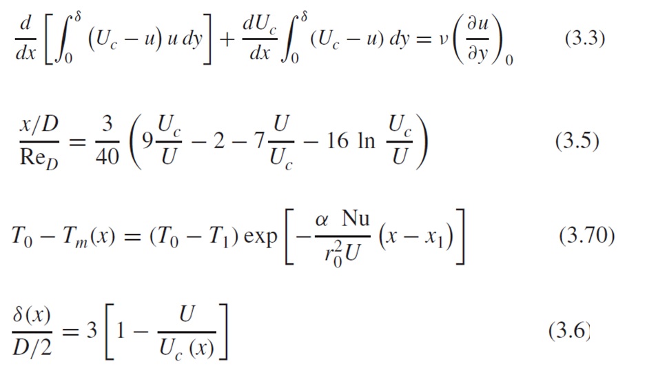 اثبات چند معادله ی مهم از متن کتاب حرارت پیشرفته بجان فصل سوم قسمت اول