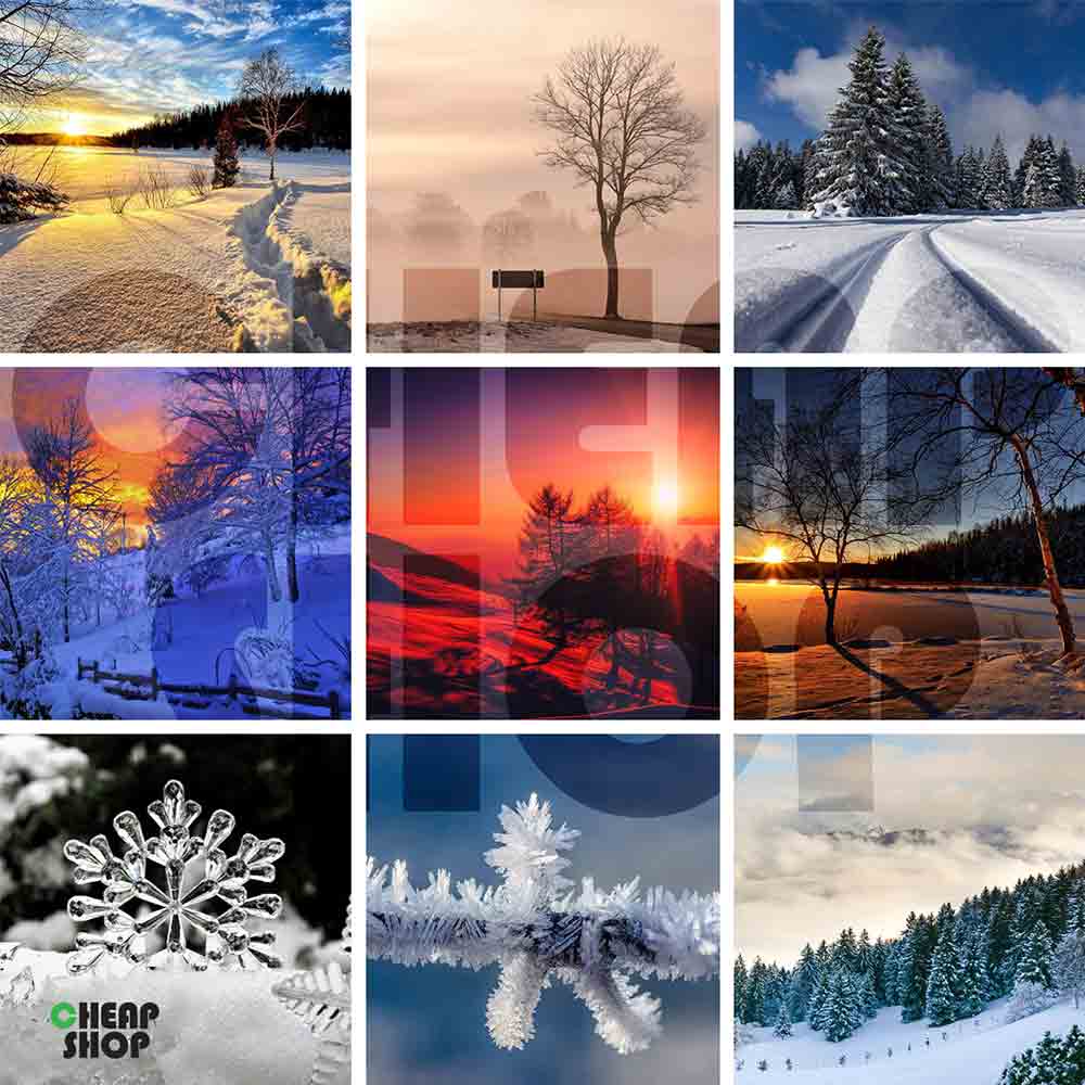 مجموعه  ی جدید، فوق العاده متنوع و جذاب تصاویر مناظر زمستانی