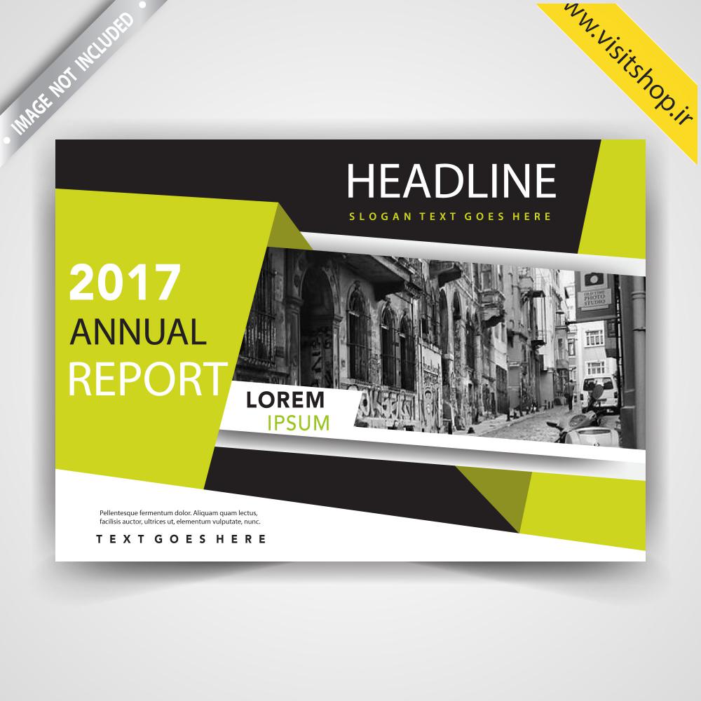 دانلود کارت ویزیت پهن شیک و حرفه ای زرد و مشکی کرمی