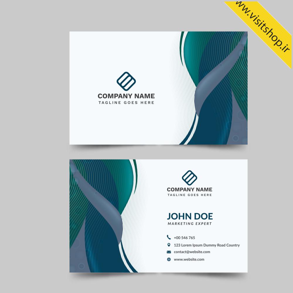 کارت ویزیت وکتور حرفه ای زیبا