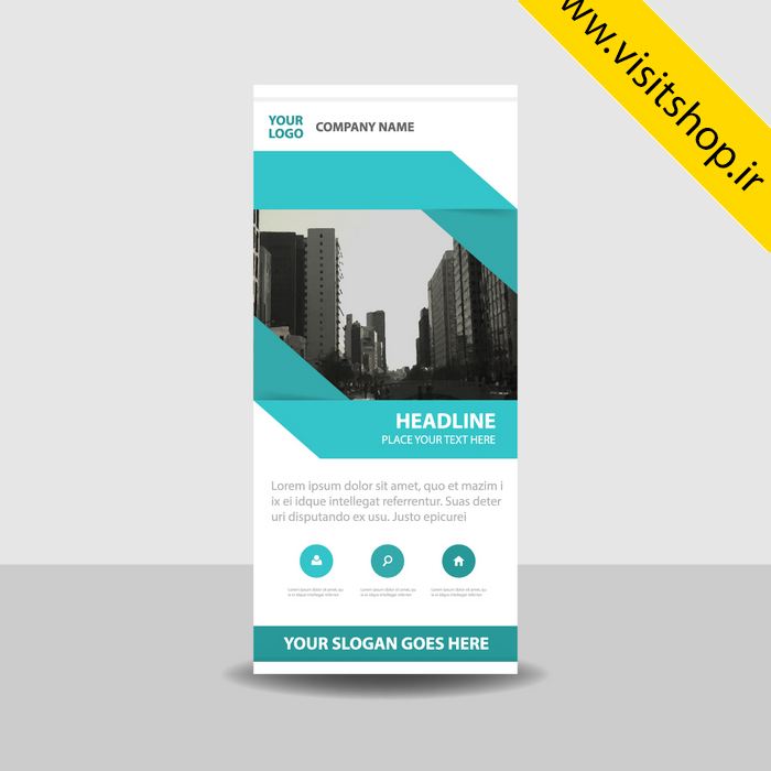 دانلود بنر استند شیک مهندسی معماری عمران ساختمان