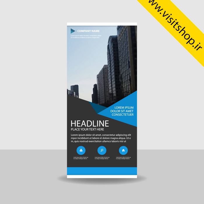 بنر سازه های ساختمانی مهندسی استند لایه باز جدید