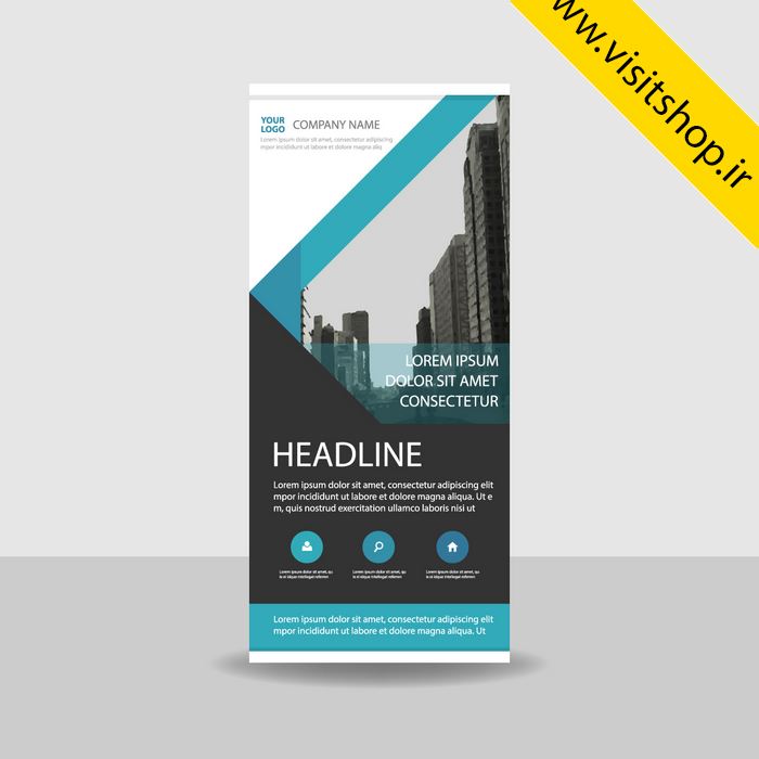 دانلود بنر شیک لایه باز برای استند جدید