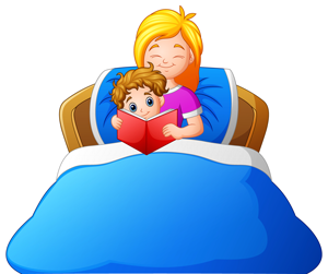 لایه باز وکتور داستان مادر و کودک