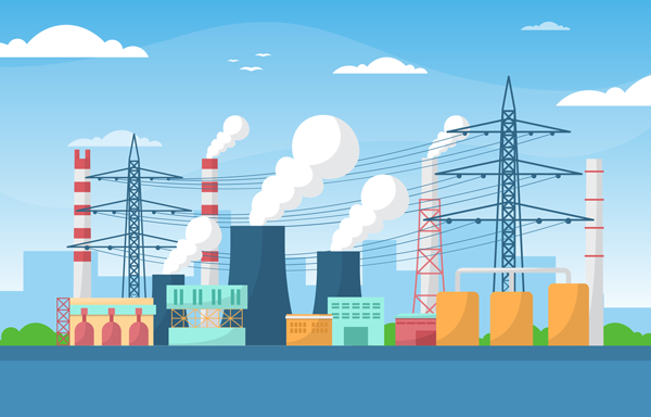 لایه باز شهر و کارخانجات صنعتی