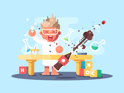 لایه باز وکتور انیمیشن آزمایشگاه