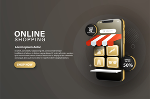 لایه باز وکتور خرید آنلاین و اینترنتی