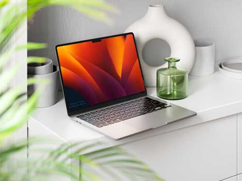 موکاپ لپ تاپ