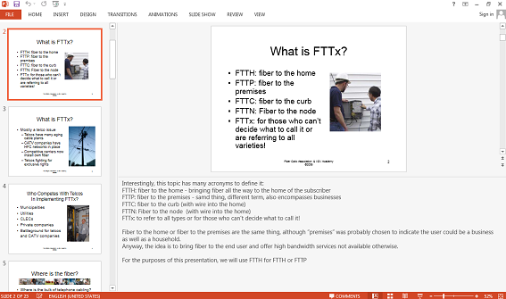 پاورپوینت و پی دی اف آشنایی با تکنولوژی های FTTXو آموزش های آن