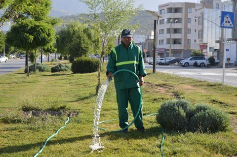 دانلود نمونه دفترچه طراحی و نقشه اتوکد سیستم آبیاری فضای سبز شهری جهت برآورد و استعلام متره و برآورد