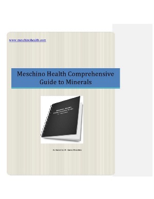 Meschino Health comprehensive Guide to Minerals