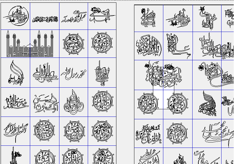 48 طرح مذهبی cnc